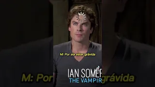 Ian Somerhalder descobre que Candice King está grávida nas gravações