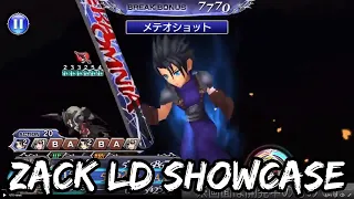 Zack LD Showcase & New Weapon Skin REACTION! [DFFOO JP]