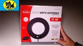 Unboxing: 1byone HDTV Antenna - 60 Miles Omni-directional Amplified TV Antenna