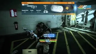 Battlefield 3 Close Quarters Conquest Domination Operation 925 AN-94 Challenge Gameplay