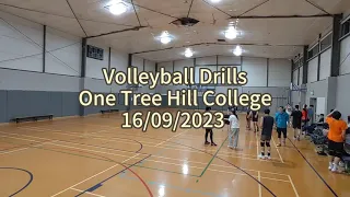 2023/09/16 Volleyball Drills in One Tree Hill College