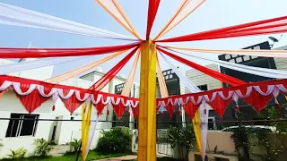 Dandiya Program Pandal decorate | Navratri dandiya dance pandal | Sagar Tent House Bargarh #navratri