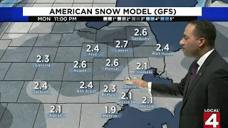 Metro Detroit weather forecast for Jan. 22, 2022 -- 6 p.m. update