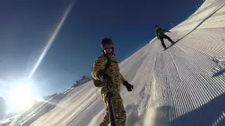 Fun Snowboarding Les Menuires 2015, Tim, Neil and Adrian