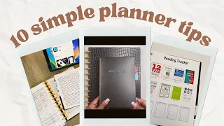 10 Simple Tips That Made Using My Planner Easier #plannertips #howtouseaplanner