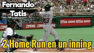 El día que Fernando Tatis conectó 2 GRAND SLAMS en un mismo inning Fernando Tatis record - numeritos