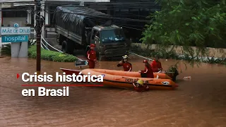 Tragedia en Brasil | Inundaciones dejan cientos de muertos y miles de desplazados