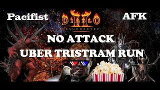 Defeating Uber Tristram With No Attacks; Diablo 2 Resurrected; Pacifist Uber Run AFK D2R