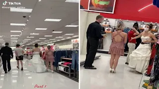Impatient bride demands unsuspecting fiance marry her in middle of Target Store