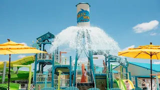 InterActive Play Waterparks - Structure at Camp Margaritaville RV Resort in Breaux Bridge, Louisiana