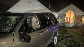 Car thrown into Oklahoma City metro home during severe storms