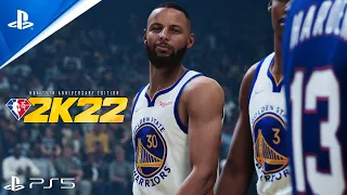 WARRIORS at NETS | FULL GAME HIGHLIGHTS | NBA 2K22 Gameplay (PS5 UHD) [4K60FPS]