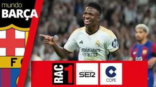 EL CLÁSICO | Así cantaron los goles de BARÇA y REAL MADRID las radios RAC1, SER y COPE