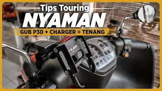 PASANG CHARGER DAYTONA & HOLDER GUB P30 | Tips Touring | MSRG