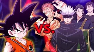 Kid Goku vs EVERY JJK CHARACTER is Unfair