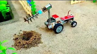 tractor tree planting machine _ mini science project _ top mini gear HD| Miniature Tool science