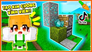 Kamui Thử Thách Làm Theo Video Minecraft Triệu View Trên TikTok Chế Tạo Máy Tạo Kim Cương Và Cái Kết