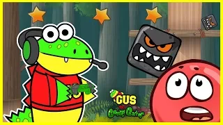 Red Ball 4 Deep Forest Let's Play with Gus the Gummy Gator