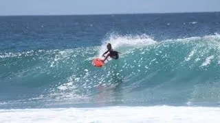 8-year Old Kobi Surfing The Maldives On The Perfect Wave Cobia