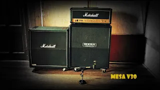 Marshall 4x12  Vs Mesa Boogie 4x12  - Celestion Vintage 30