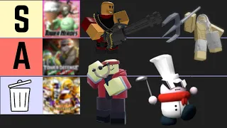 The ROBLOX Tower Defense Game Tier List!