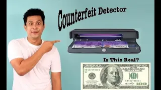 How to spot counterfeit money Safescan 70 Counterfeit Detector