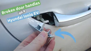 Be careful with your Hyundai (or Kia) door handles. Our Ioniq EV has broken door handles.