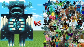 WARDEN vs 500 RANDOM MOBS!