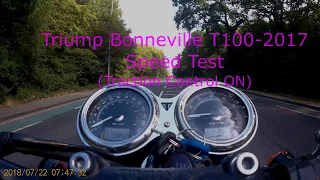 Triumph Bonneville T100-2017 Speed Test