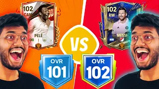 My 102 OVR Team vs 101 OVR Team - RkReddy VS RkReddy. FC MOBILE