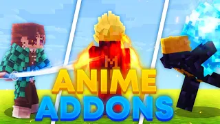 Top 5 COOLEST Anime Addons 1.20+ (MCPE & Minecraft Bedrock)