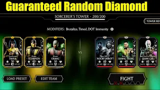 Sorcerers Tower Boss Battle 200 + Random Diamond Reward | MK Mobile