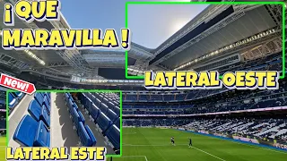 VISITAMOS los NUEVOS ASIENTOS y DIFERENTES ZONAS un DIA de PARTIDO ⚠️ Obras Santiago Bernabéu 🚧