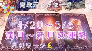 新月～満月(4/20～5/6)までの運勢👼月のワーク🌜️高次元メッセージ🌹個人鑑定級💙