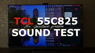 TCL 55C825 SOUND TEST