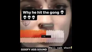 why he hit the gong