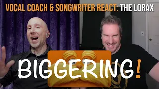 Vocal Coach & Songwriter React to Biggering (deleted from The Lorax) | Song Reaction and Analysis