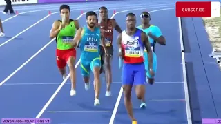 Men's 4x400m Relay OQ2 - USA And India Overcome Their Day 1 Setbacks To Qualify For Paris Olympics