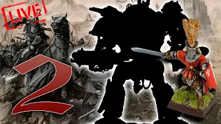 Painting a BRETONNIAN KNIGHT - 02 - Livestream