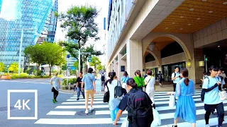Japan 4K Walking Tour - Sunday morning - Walking around Nagoya Station