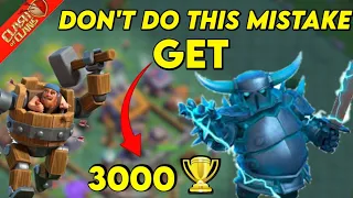 Easy Way to Get 3000 Trophies Easily in builder base | Best Way to Get 3000 Trophies(Clash of clans)