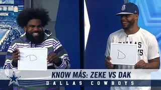 Know Más: Ezekiel Elliott vs. Dak Prescott | Dallas Cowboys 2018