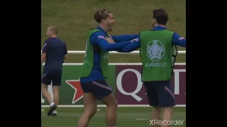 Euro 2020 england player training funny moment