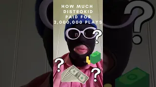 How Much Money Distrokid Paid Me For 2,000,000 Plays! #shorts #spotify #distrokid