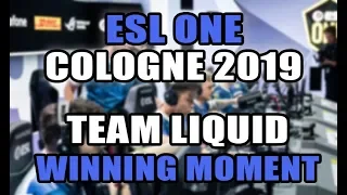 ESL One Cologne 2019 - Team Liquid Winning Moment