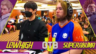 LowHigh (Steve) vs SuperAkouma (Akuma) Only The Best V - Tekken 7 | Top 8