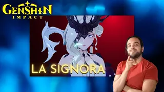 Studio Musician | Genshin Impact La Signora Battle Theme Reaction and Analysis