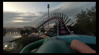 Mako Seaworld Orlando Front Seat at Dusk | 4k 60fps | Horizon Lock