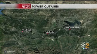 Thousands Near Lake Arrowhead Without Power