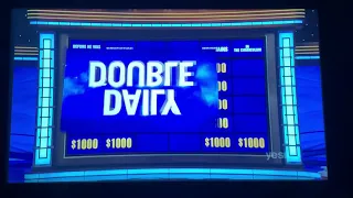 Jeopardy, PROFESSOR’S TOURNAMENT Day 2 - 1st Daily Double after contestant chat 😂 (12/7/21)